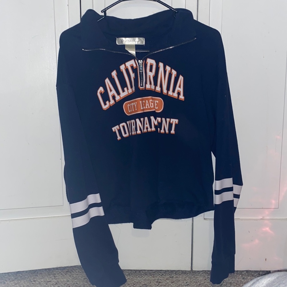 Womens cropped hoodie